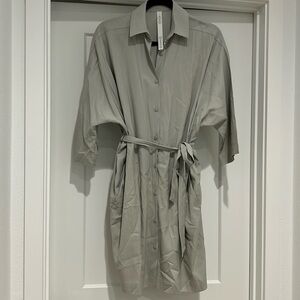lululemon Modal Grey Sage Dress Belted